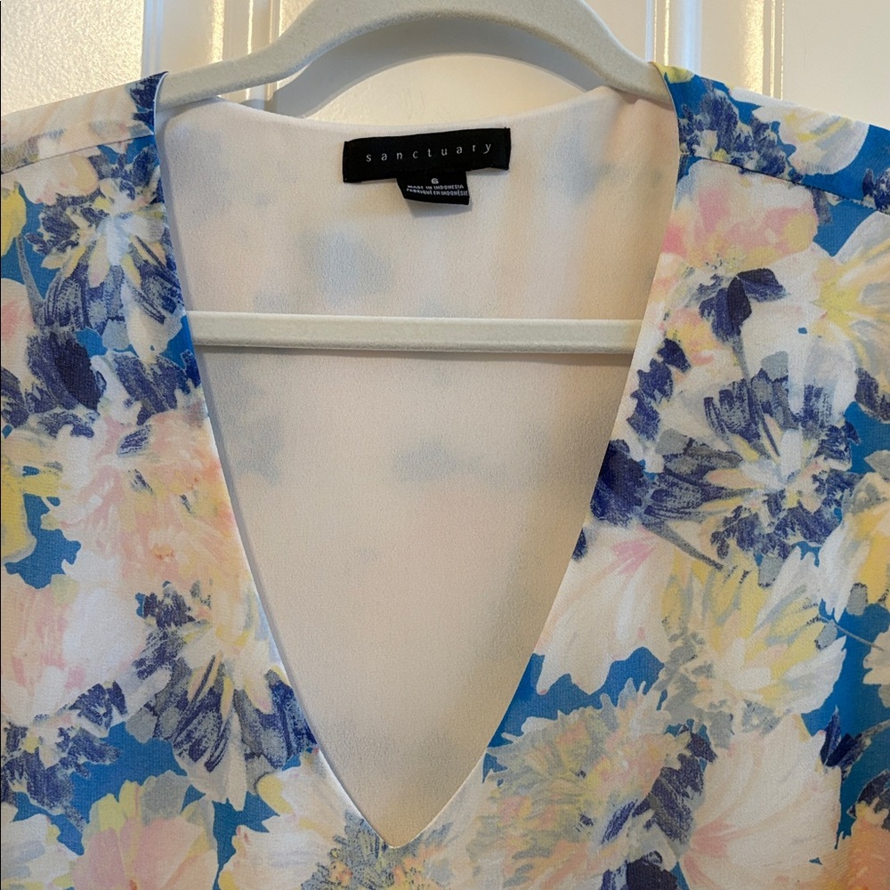 Sanctuary Floral Swing Dress Sz 6 - Picture 5 of 8